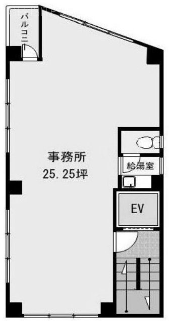 オオバビル2F 間取り図