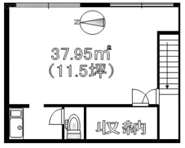 見延ビル201 間取り図