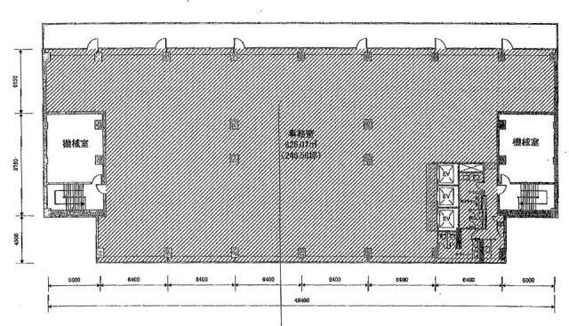 文藝春秋新館8F 間取り図