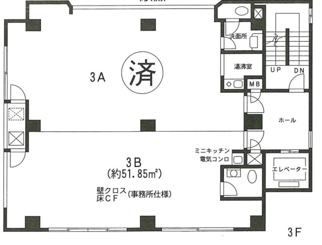 KNビルA 間取り図