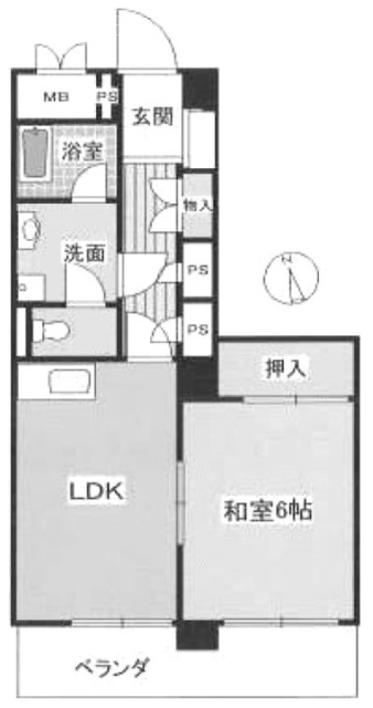大久保センタービル408 間取り図