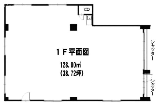 白山コーポラス(東棟)ビル東棟 間取り図