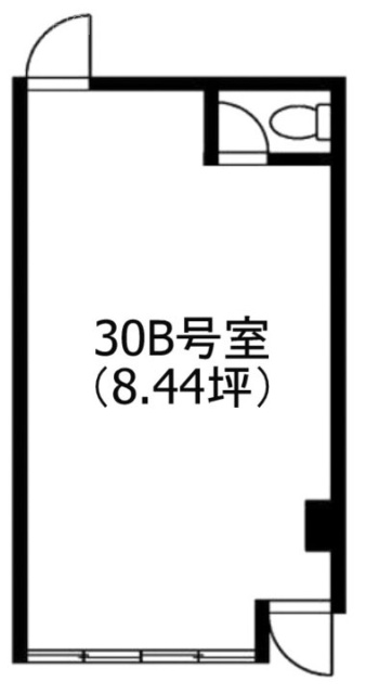 ニュー目黒ビル30B 間取り図