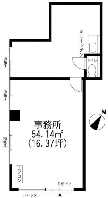 杉浦ビル1F 間取り図