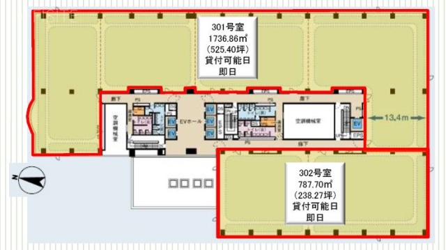 ルーシッドスクエア東陽町302 間取り図