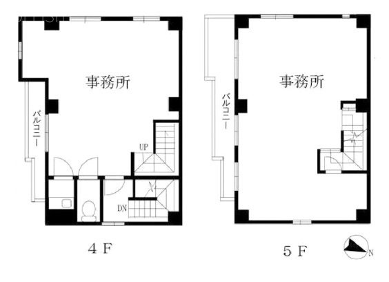 アライビル4F～5F 間取り図