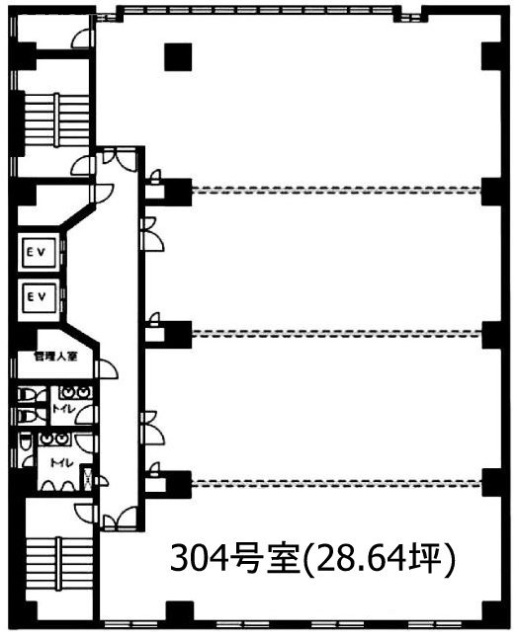 新横浜IKビル304 間取り図