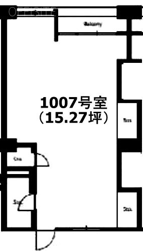 岡崎ビル1007 間取り図