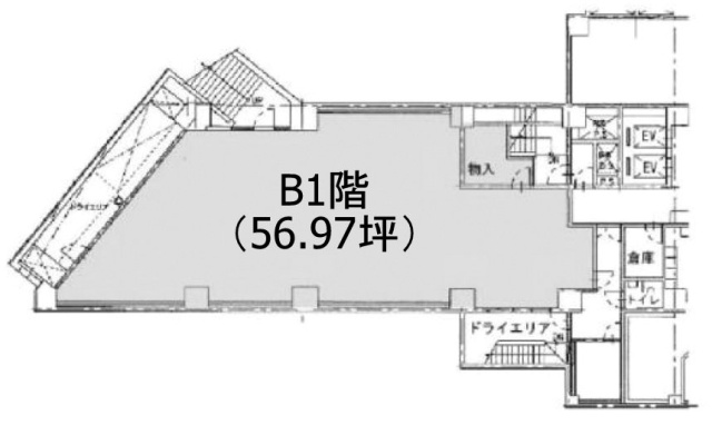 市ヶ谷女子学生ハイツB1F 間取り図