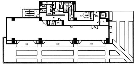 芝桝田ビル7F 間取り図