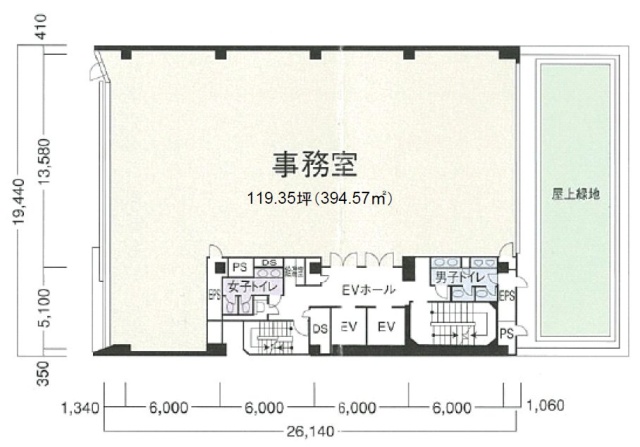 ラウンドクロス新宿9F 間取り図