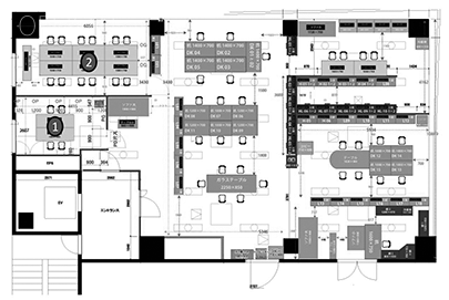 ACN八丁堀ビル4F 間取り図