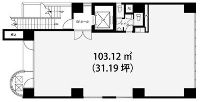 朝川ビル2F 間取り図