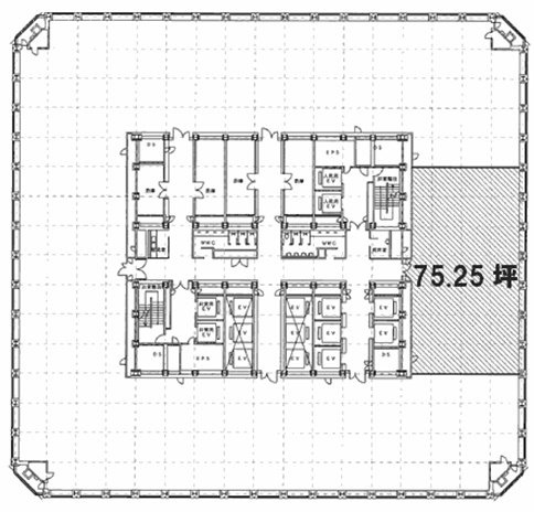 世界貿易センタービル33F 間取り図