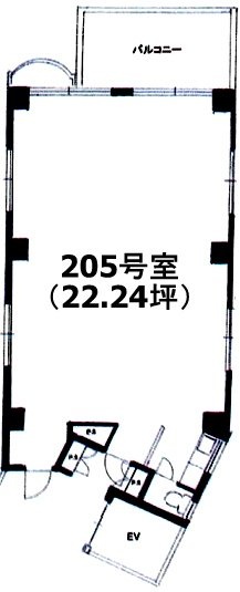 フルリオン富士見台205 間取り図