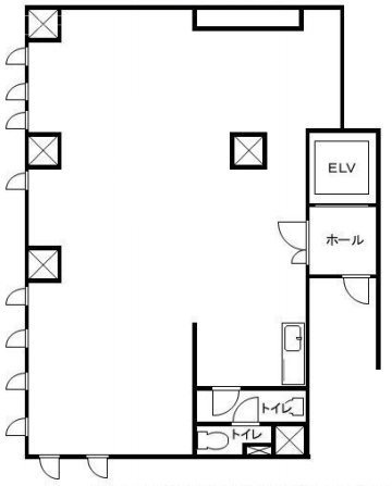 三進ビル1F 間取り図