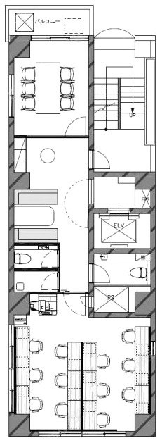 神保町センタービル4F 間取り図