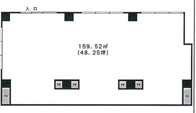 ヴィルヌーブエフビル1F 間取り図