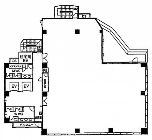 HF青葉台ビル6F 間取り図