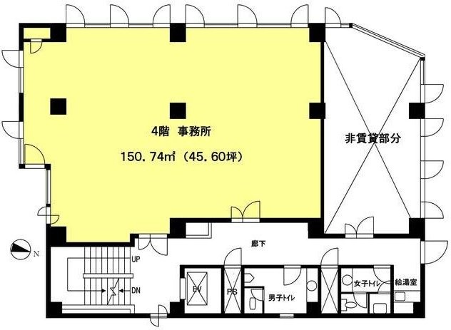 高橋ビル4F 間取り図