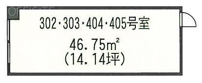 山京目黒ビル310 間取り図