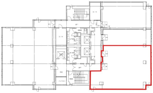 JPR千葉ビル12F 間取り図