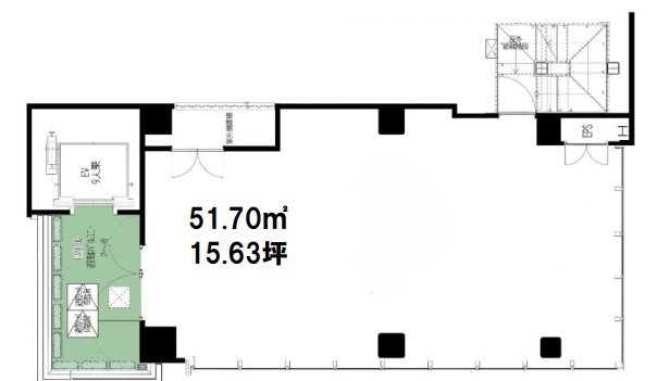 JU SKY CRYSTAL OSHIAGE7F 間取り図