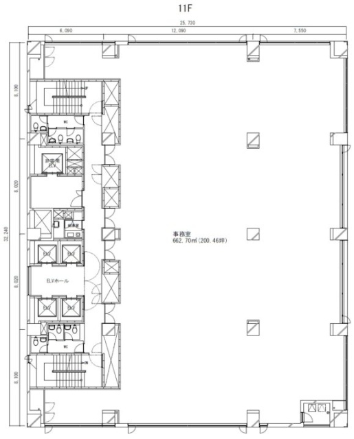 金子第2ビル11F 間取り図