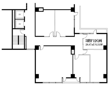 横浜エクセレントⅢF1 間取り図