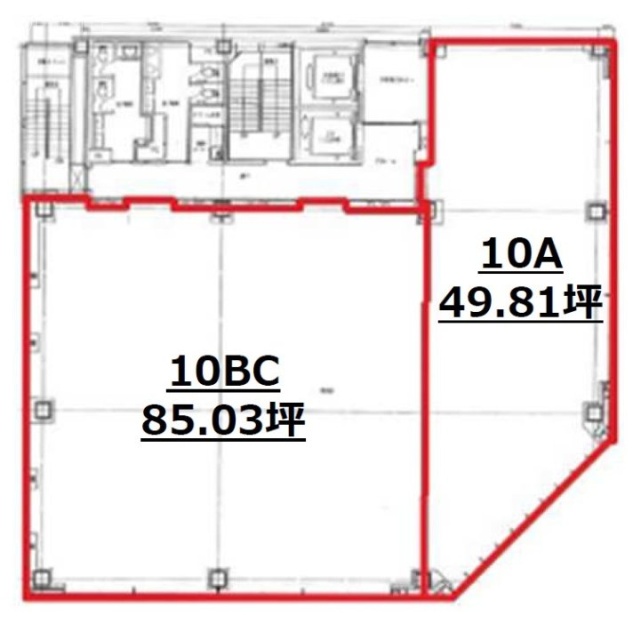 秋葉原ビジネスセンターA 間取り図