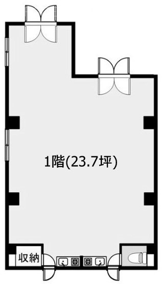 ワセダ久慈川マンション1F 間取り図