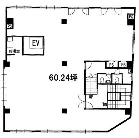 東京山喜人形町ビル4F 間取り図