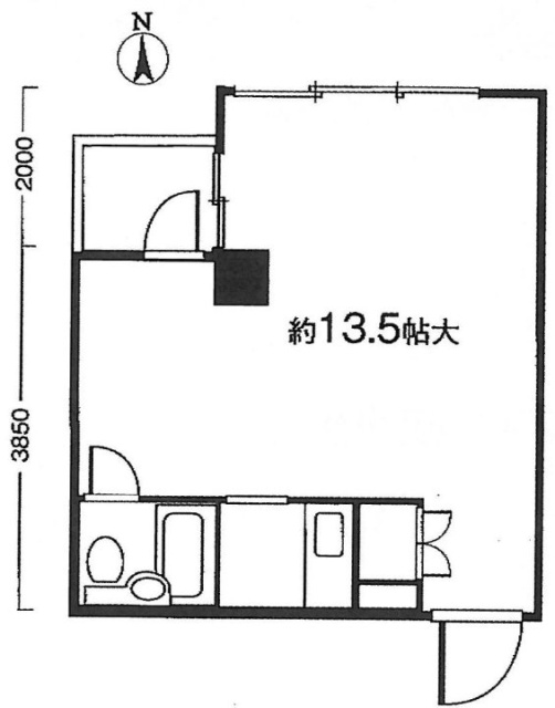 ヴィラパルテノンビル4F 間取り図