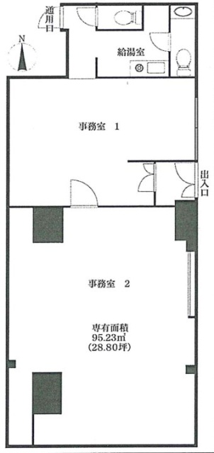 セレクトガーデン池袋ビル2F 間取り図