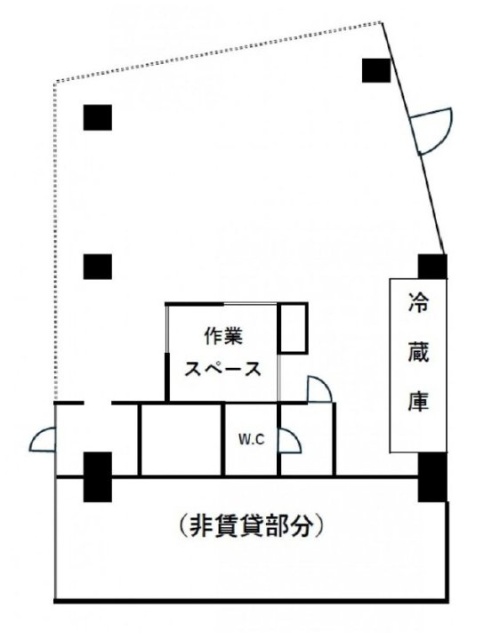 金子ビル1F 間取り図