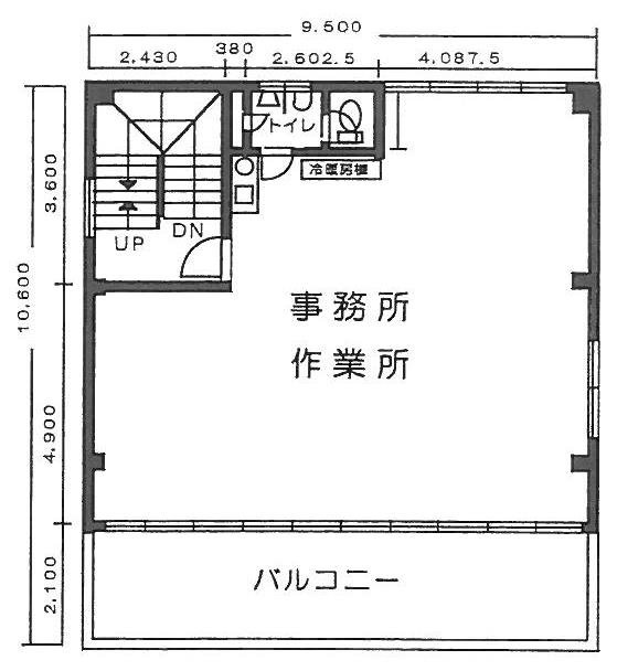 入山ビル3F 間取り図
