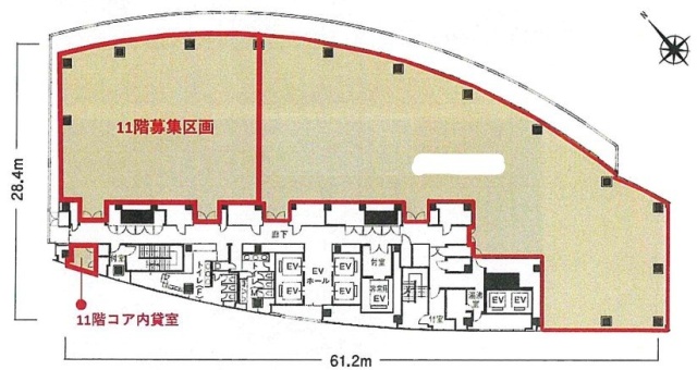 浜離宮インターシティ11F 間取り図