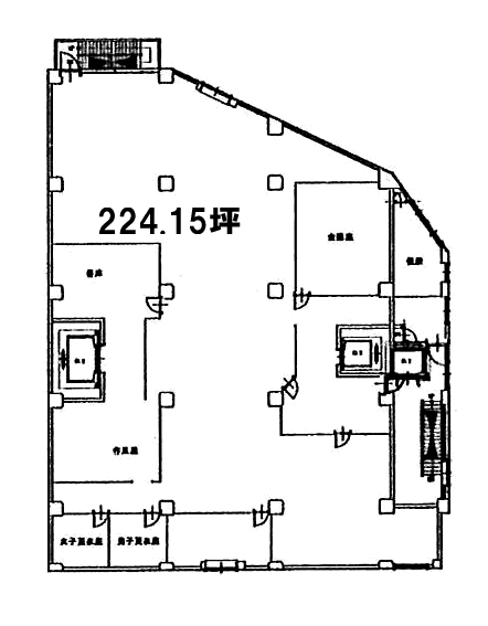 イマス箱崎ビル4F 間取り図