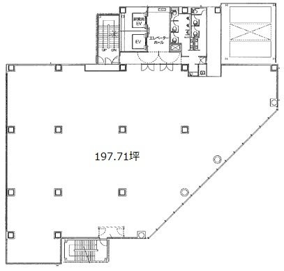 新四curumuビル601 間取り図