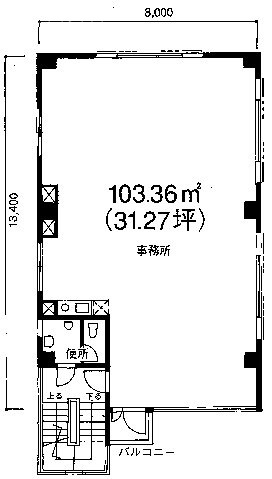 エフティビル3F 間取り図