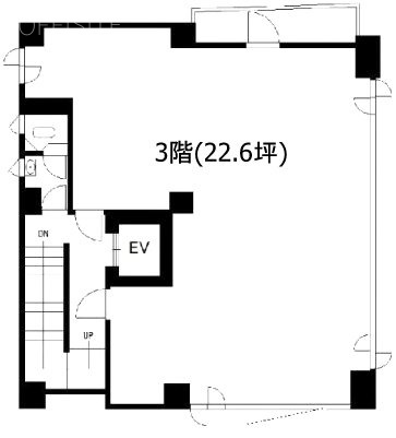 白鳳堂ビル3F 間取り図