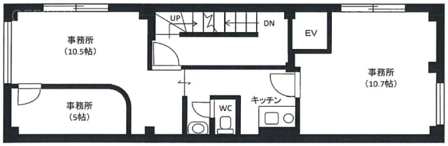 ロジアス九段ビル2F 間取り図