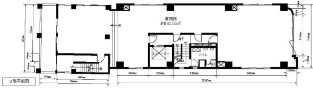 福屋(FUKUYA)ビル3F 間取り図