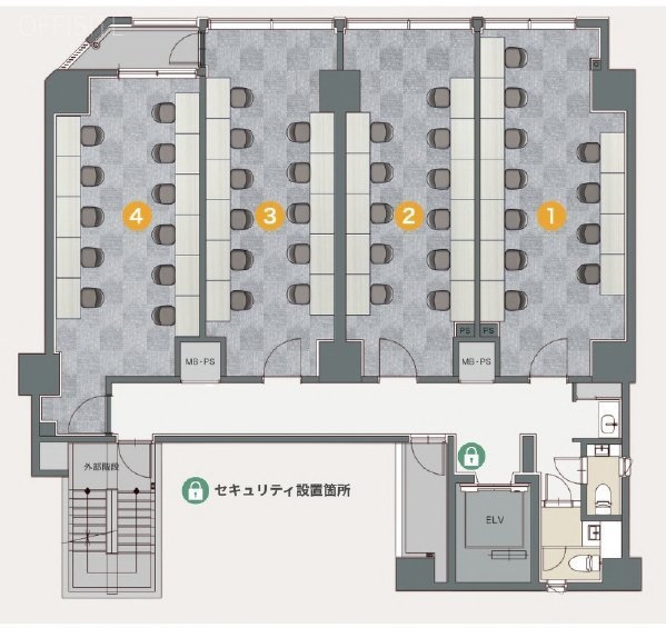 NOW/HERE横浜関内302 間取り図
