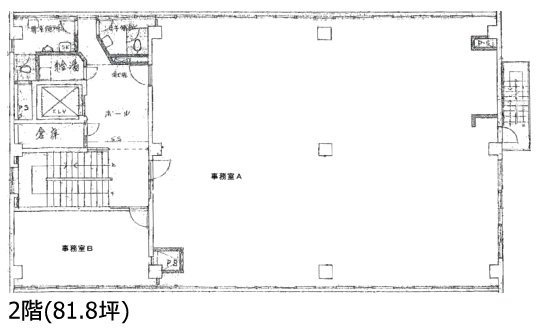 萬賓(まんぽう)ビル2F 間取り図