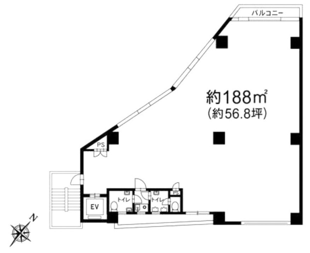 西新宿IKビル4F 間取り図