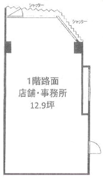 飯島ビル101 間取り図