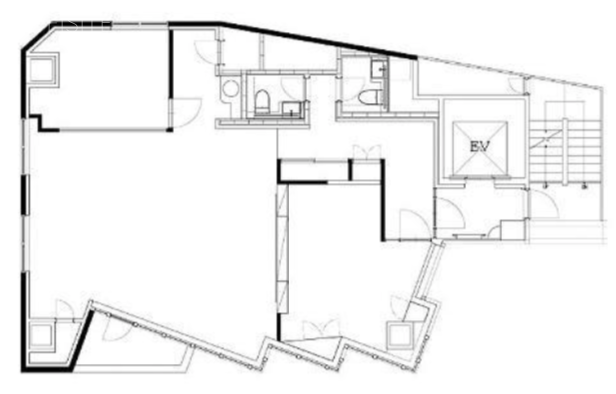 ルート神南4F 間取り図