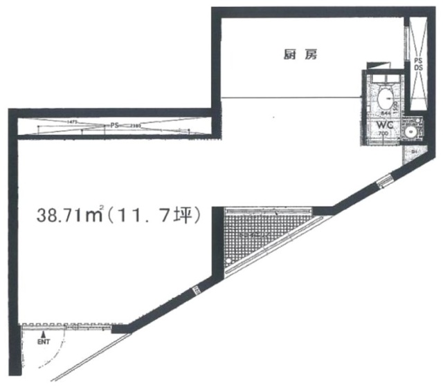 BIT代々木上原ビル1F 間取り図