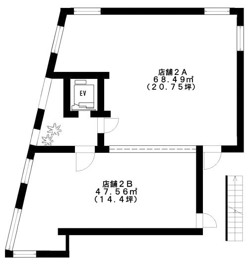 Time ZoneヒルトップビルB 間取り図